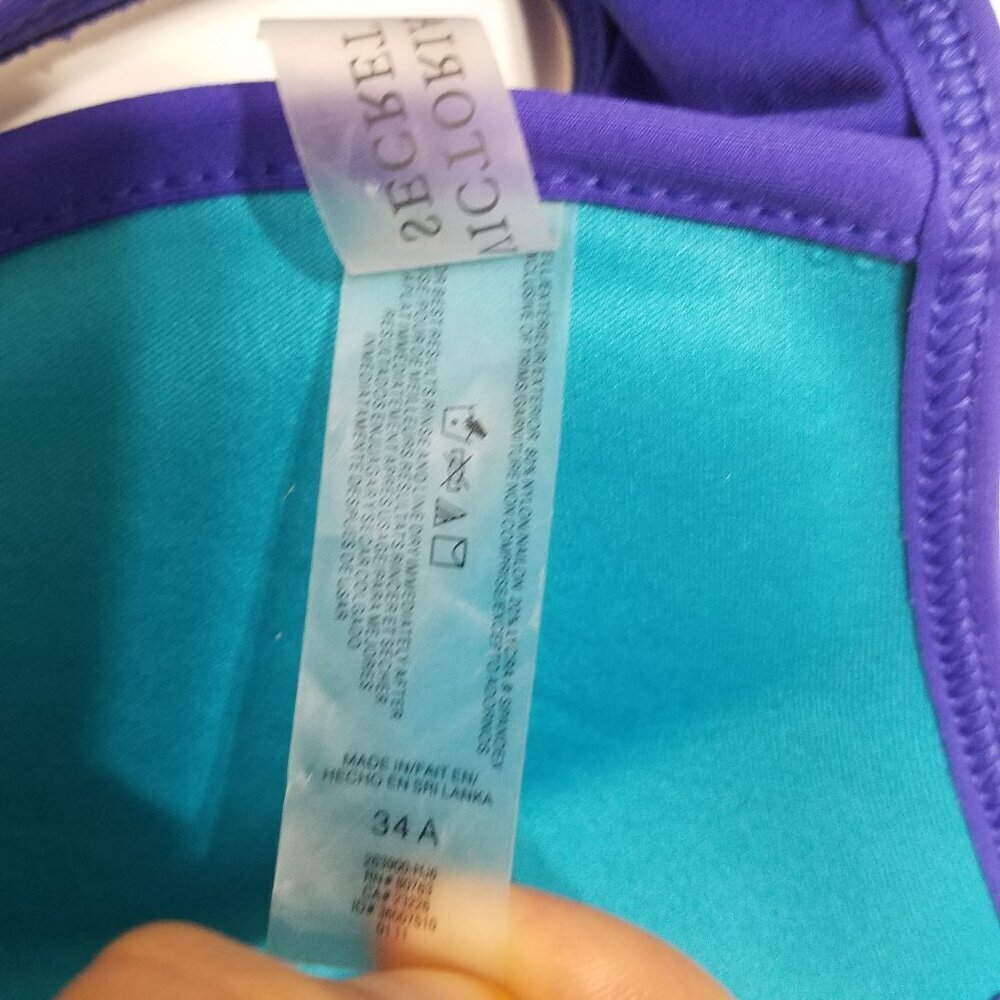 Victoria's Secret Swim Bikini Top Size 34A - Picture 6 of 6